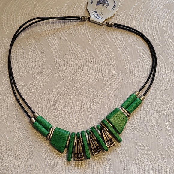 Great Gift - Greek Jade and silver necklace - Picture 1 of 6